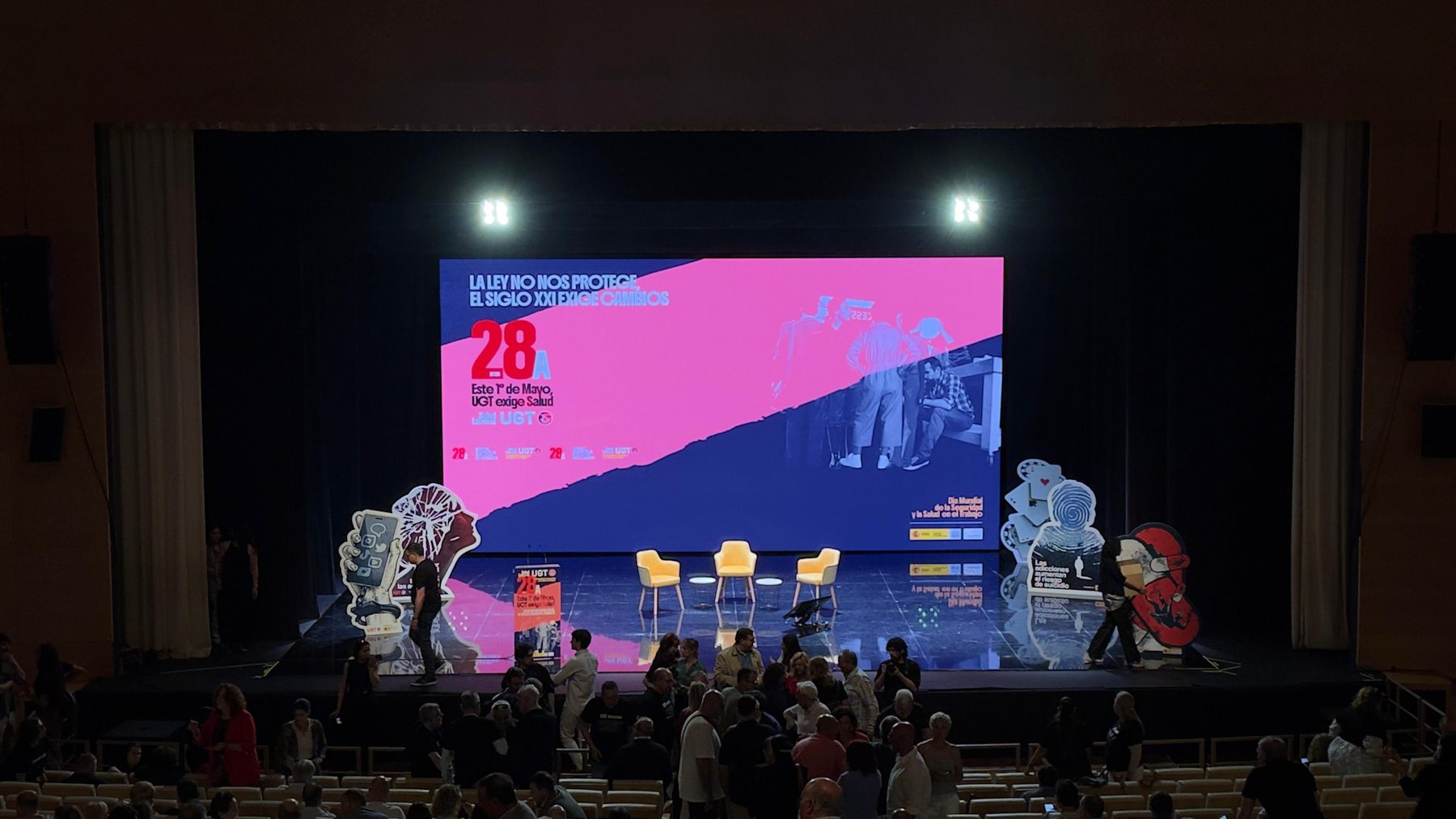 Pantallas LED para actos institucionales
